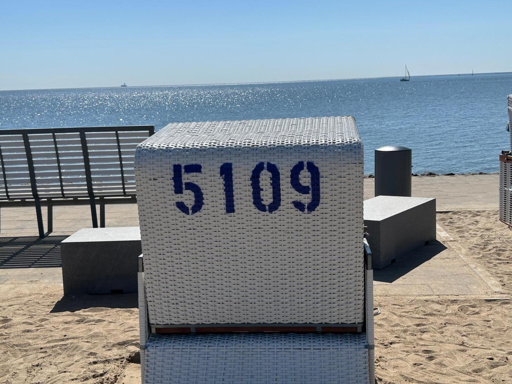 בוסום Ferienwohnung Ritthoff Perlebucht - Mit Strandkorb Am Meer Und Kostenloser Eintritt Ins Schwimmbad מראה חיצוני תמונה